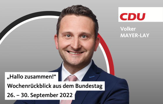 Wochenrückblick vom 26. – 30. September 2022