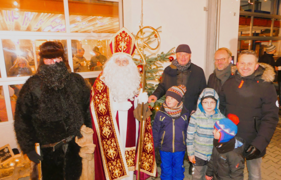Sankt Nikolaus und Knecht Ruprecht nochmals auf Achse