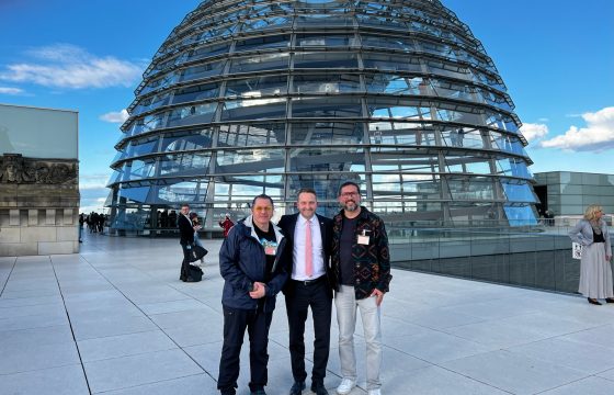 Besucher im Bundestag
