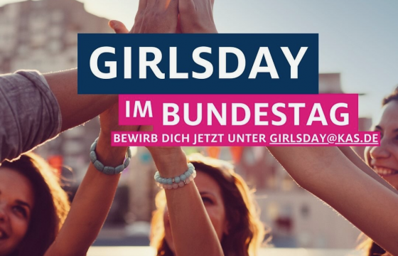 Einladung zum Girls Day der Unionsfraktion